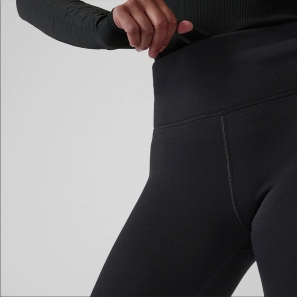 Athleta Altitude Tight in Polartec Power Stretch // Black - Picture 5 of 16